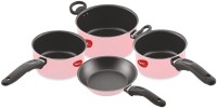 Pigeon Master Chef 4 Piece Non-Stick Coated Cookware Set(Aluminium, 4 – Piece)