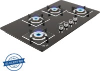 Lifelong Lexus Plus LLHT004 Toughened Counter Cook top Glass Manual Hob(4 Burners)