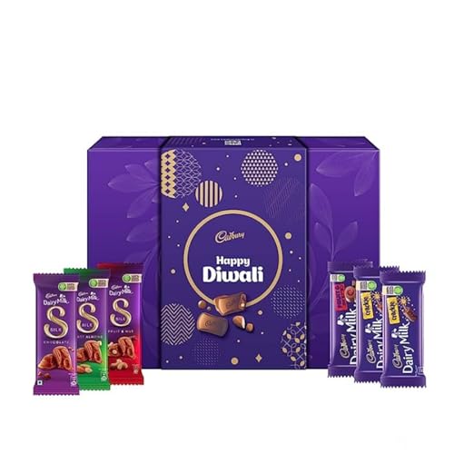 Cadbury Celebration Diwali Gift Box, Premium Assorted Chocolates, 281g