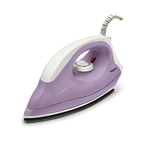 Wipro Super Deluxe 1000 Watt GD205 Automatic Electric Dry Iron | Large Soleplate|Anti bacterial German Weilburger Double Coated Soleplate | Quick Heat Up