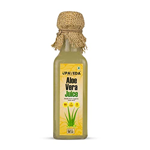 Upaveda Aloe vera Juice 100 ml for Glowing Skin | Good for Hair & Skin