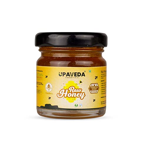 Upaveda Organic Honey 50g | 100% Pure and Natural | NPOP Organic Certified | Raw, Unprocessed, Unpasteurized Honey