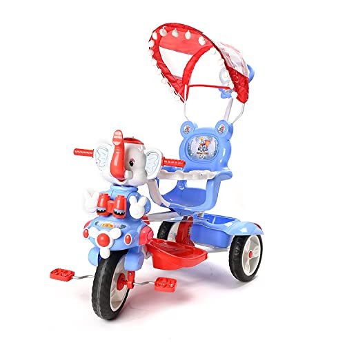 Toyzone Golu – The Baby Jumbo Tricycle-Kids Cycle|Baby Tricycle|Baby Cycle|Baby Trike|Tricycle|Kids Cycle with Ruber Wheel|Ride on car|Push Cycle (Golu Tricycle)