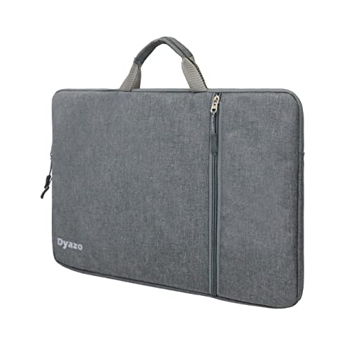 Dyazo Slim 15″ to 15.6 Inch Laptop Sleeve, Laptop Case with Handle & Accessories Pocket Universal Compatible for Dell, HP, Lenovo, Asus and All Other Notebook etc. (Grey)
