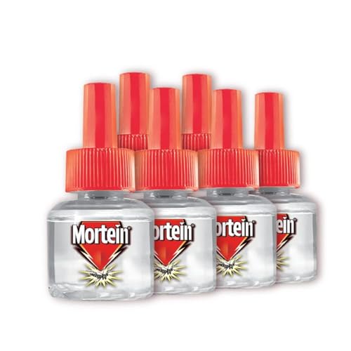 Mortein Insta5 Mosquito Repellent Liquid Refill – 45ml x 6 (Buy 4 Get 2 Free) | 100% Protection from Dengue Mosquitoes, Pack of 6
