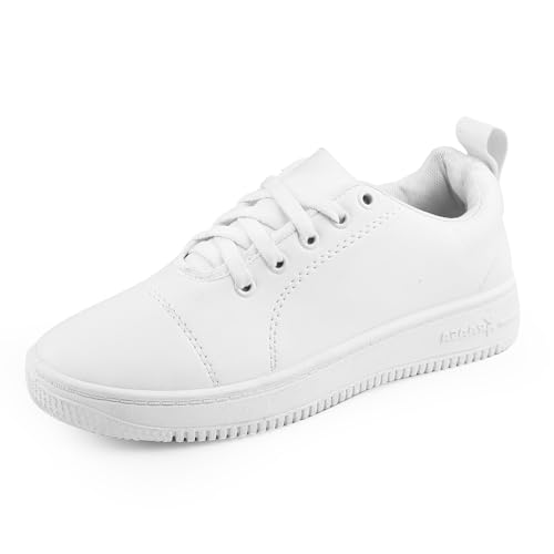Kraasa Men’s Casual Sneakers Shoes | Sneakers for Men White UK 10
