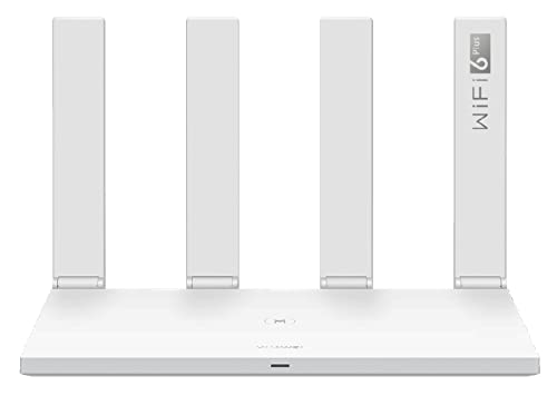 Huawei AX3 AX3000 Dual Band Wi-Fi Router, WiFi 6 Plus Smart Wi-Fi Router, Wi-Fi Speed up to 3000 Mbps, 2.4GHz 5GHz Dual-Band Gigabit Rate Internet Router (White)