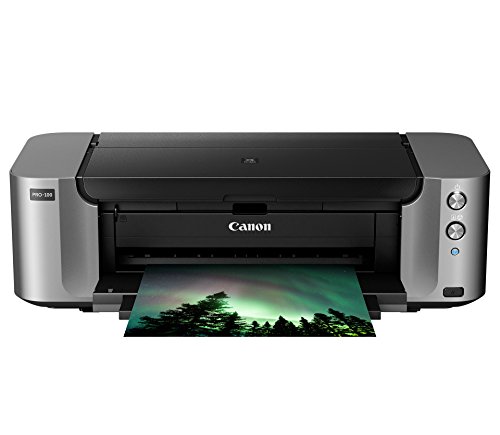 Canon PIXMA Pro 100 A3 Wi-Fi Single Function Printer (Black and Silver)
