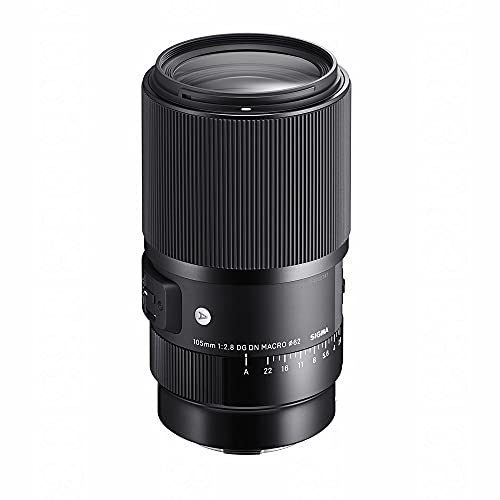 Sigma 105mm F2.8 DG DN Macro Art (Sony E-Mount) Lens, Black (260965)