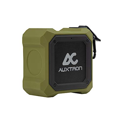 Auxtron Thrum 602 Bluetooth 5.0, IPX7 Waterproof, 8W, True Wireless (TWS) Portable Speaker, HD Sound with Super Bass, Shockproof, in-Built Mic, SD Card, FM, AUX & Upto 4 Hours Playback time (Green)