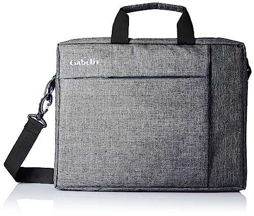 Gabelit 15.6 Inch Office Laptop Bags Briefcase for Men and Women Side Bag for Laptop Briefcase Slim messanger Bag for Laptop (Grey02)
