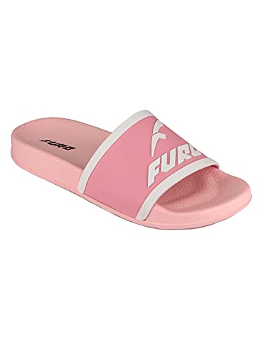 FURO White/Pink Flip Flop for Women FWS010 161
