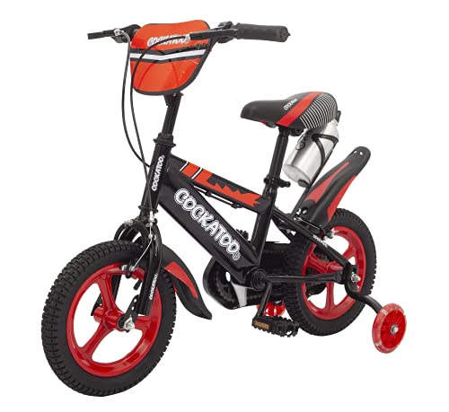 Cockatoo Premium Kids Edition CKC Series Kids Bicycle with Clipper Break(DIY Installation & 2 Year Warranty) (Red, 12T(2-4 Years))