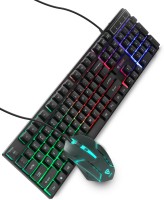 RAEGR RapidGear X30 Wired Rainbow Backlight Keyboard and 1200 dpi Mouse Combo Set