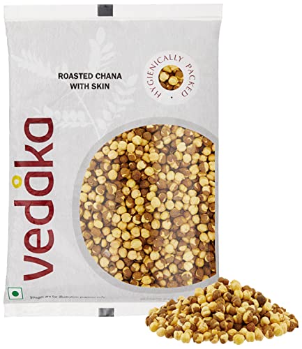 Amazon Brand – Vedaka Roasted Chana, Whole With Skin, 500 g