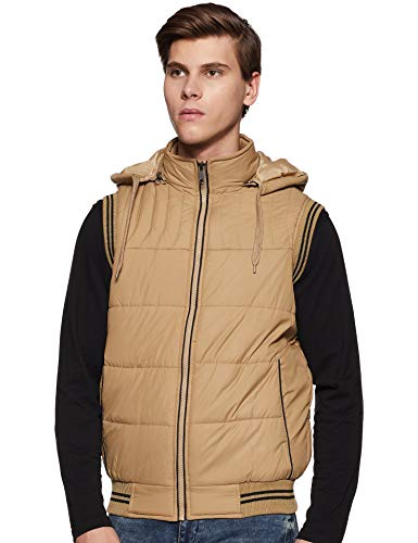 Cazibe Women’s Regular Fit Men’s Jacket (12019BT-Fawn-L_Fawn_L