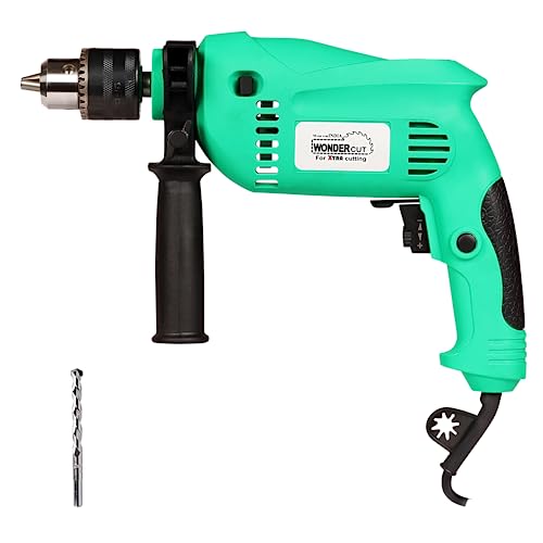 WONDERCUT WC-ED13-G Impact Drill Machine Reversible Hammer Driver Variable Speed Screwdriver (13MM 650W)