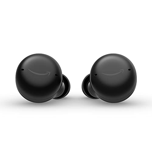 Echo Buds (2nd Gen) | True Wireless earbuds with crisp and balanced sound, Active Noise Cancellation, 3 mics and Alexa | Black