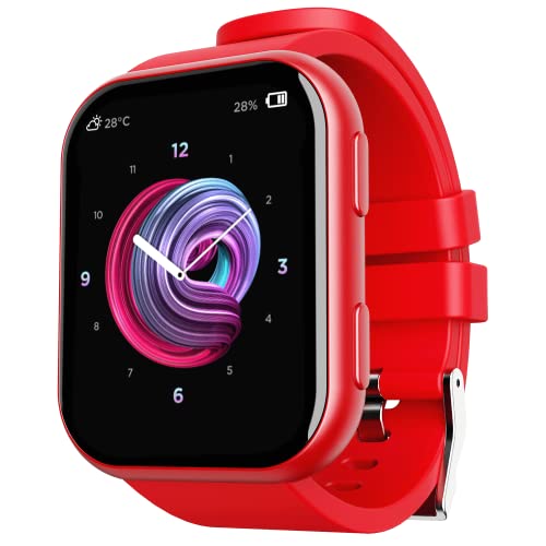 boAt Blaze Smart Watch with 1.75” HD Display, Fast Charge, Apollo 3 Blue Plus Processor, 24×7 Heart Rate & SpO2 Monitor, Multiple Watch Faces, Multiple Sports Modes & 7 Days Battery Life(Raging Red)