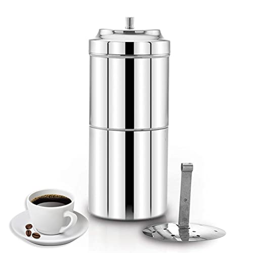 PANCA Stainless South Indian Filter Coffee Maker, 200 ml,2 cups(Coffee Filter 200ml)