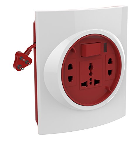 GOLDMEDAL G-Smart 3 Pin Extension Cord (With International Sockets, Master Switch and 4m Power Cord)