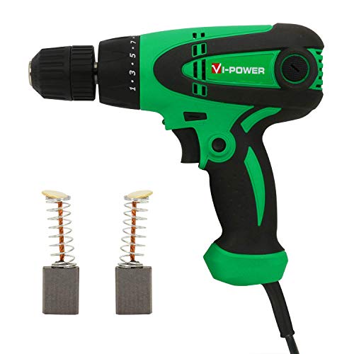 Suzec VI Power 350W 220V, 50Hz 10 mm Screw Driver Drill with LED (VP 1003D, Green)