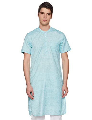 Diverse Men Poly Cotton Solid Straight Kurta (DCMLH113SC19L39-3012U-XL)