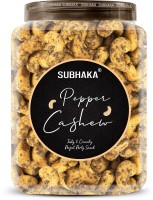 SUBHAKA Premium Crispy Pepper cashew | Jumbo size | Perfect party snack | Kaju | Cashews(1 kg)