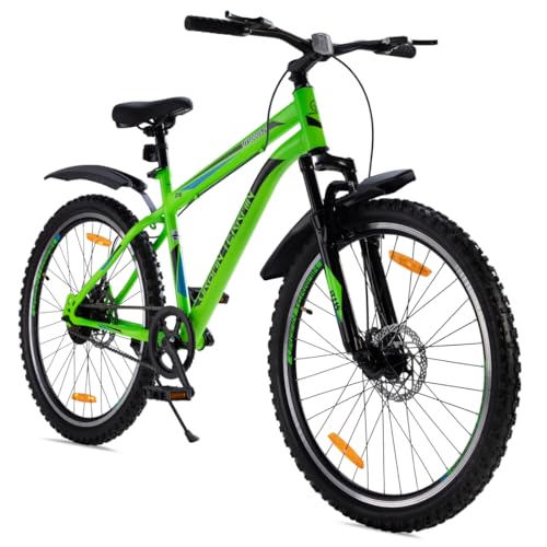 Urban Terrain UT5000S26 Steel MTB 26T Mountain Cycle – Disc Brake with Free Cycling Events and cultsport App Tracking (16.5 Inches Frame, Ideal for Unisex Adults)