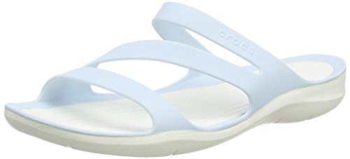 crocs Women’s Swiftwater W Mineral Blue Sandal-2 UK (J2) (203998-4JQ)