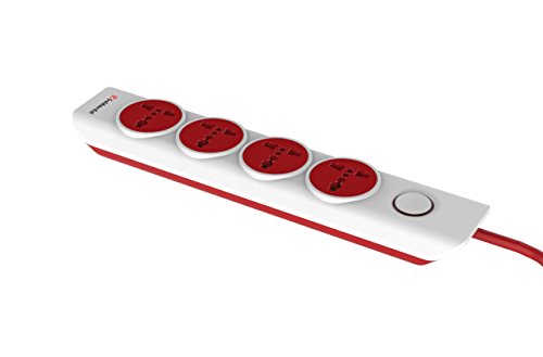 Goldmedal i-Design 4×1 Power Strip (with 4 Intl Sockets, Master Switch, Indicator and 2m cord)
