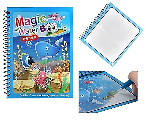 Graphene Doodle Pen & Water Coloring Book Set, Unleash Creativity with Magic Water Technology for Kids’ Drawing Adventure, Quick Dry, Mess-Free Learning & Fun, Perfect Educational Gift