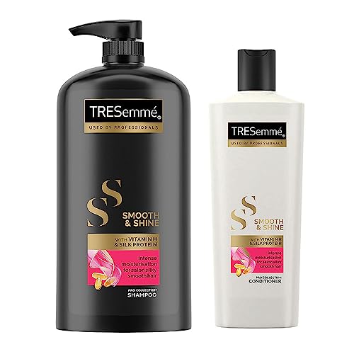 TRESemme Smooth & Shine Kit for Silky Smooth Hair – 1L Smooth and Shine Shampoo and 340ml Smooth and Shine Conditioner