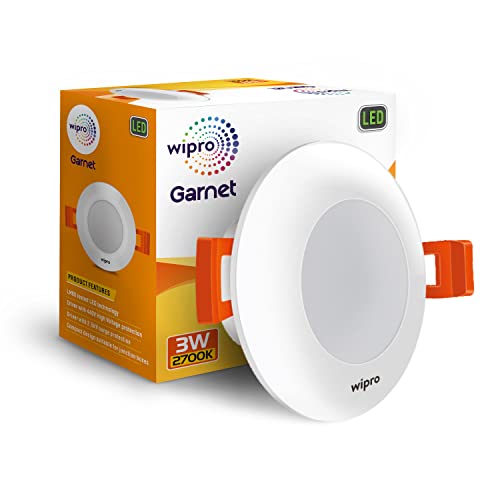 wipro Garnet 3W Mini LED Downlight 2700K