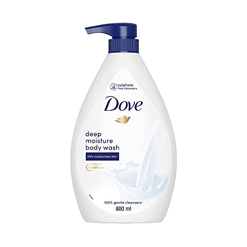Dove Deeply Nourishing Body Wash | 800 ml | Moisturizing Body Wash For Softer, Smoother Skin | Dove Body Wash for Women & Men | Body Wash for Dry Skin