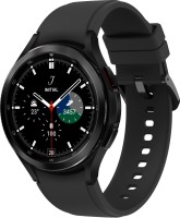 SAMSUNG Watch 4 Classic LTE 46mm Super AMOLED LTE Calling with Body Composition Tracking(Black Strap, Free Size)