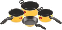 Pigeon Master Chef Non-Stick Coated Cookware Set(Aluminium, 4 – Piece)