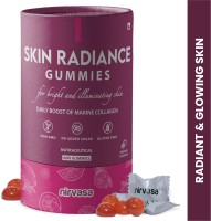 Nirvasa Skin Radiance Collagen Gummies | Skin Collagen Booster Gummies for Women & Men(60 Tablets)