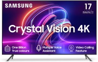 SAMSUNG Crystal Vision 4K iSmart with Voice Assistant 108 cm (43 inch) Ultra HD (4K) LED Smart Tizen TV 2023 Edition with Video Calling & IOT Sensors for Light & Camera(UA43CUE70AKLXL)