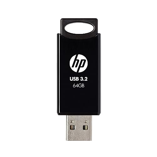HP 712w 64GB USB 3.2 Flash Drive- Black