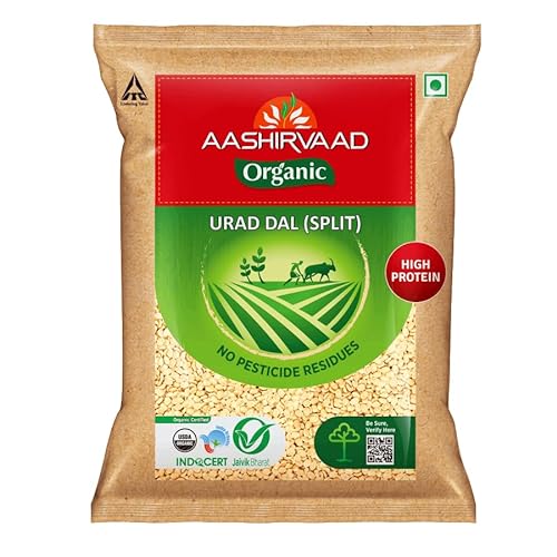 Aashirvaad Organic Urad Dal Split, 1 Kg