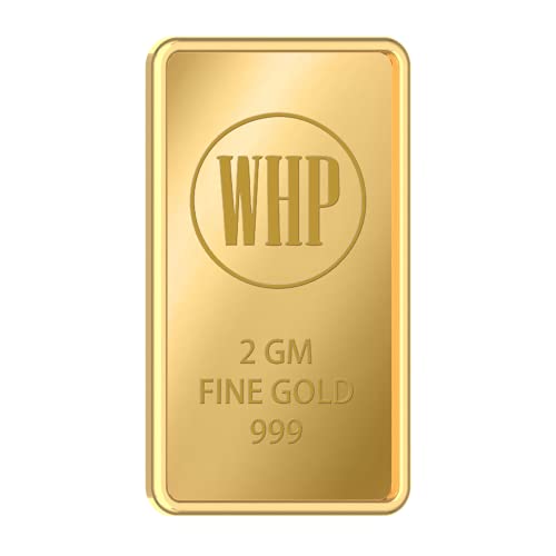 WHP Jewellers 24k (999) 2gm Yellow Gold Bar