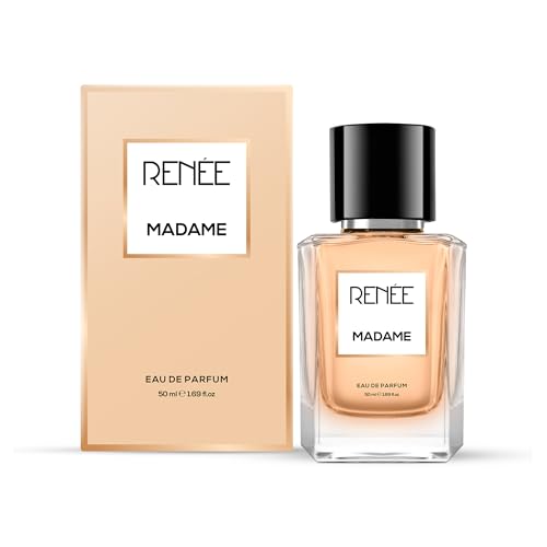 RENEE Madame Eau De Parfum 50ml – Premium Long-Lasting Fragrance with Notes of Pomegranate, Yuzu, Peony & Amber – Versatile Scent for All Occasions – Redefine Elegance & Sophistication