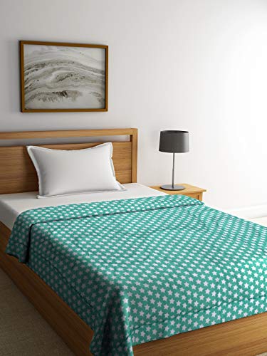 Raymond Home 150 GSM Micro Fiber Sea Green Kids Quilt, Blue (0075QL-0001)