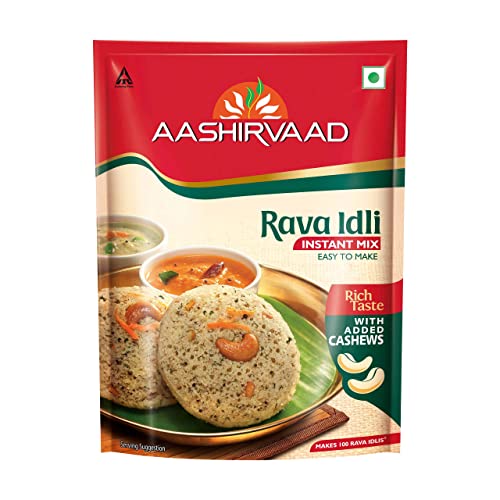Aashirvaad Instant Mix – Rava Idli 1Kg, Easy to Make Snack Mix, Ready to Cook Indian Breakfast Mix