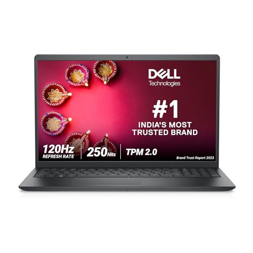 Dell 15 Laptop, Intel Core i3-1115G4 Processor/8GB DDR4/512GB SSD/15.6″ (39.62cm) FHD Anti-Glare 120Hz Refresh Rate 250 nits Narrow Border Display/Win 11+MSO’21/15 Month McAfee/Carbon Black/1.66 kg