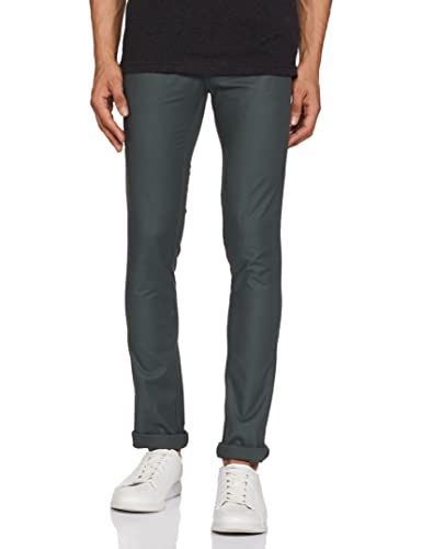 V Dot Men’s Slim Fit Formal Trousers (VDTF318D002336_Green_76)