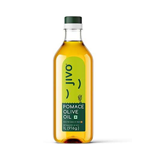 Jivo Daily Cooking Pomace Olive Oil |1 Litre | Rich in MUFA | Low in Saturated Fat (Pack of 1)