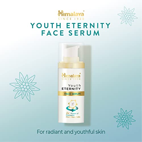 Himalaya Youth Eternity Serum for Women with Niacinamide, Edelweiss & glycerin | Best serum for fine lines, wrinkles, radiance & hydration| Derma tested for Normal, Dry, Oily & Combination skin | 30ml
