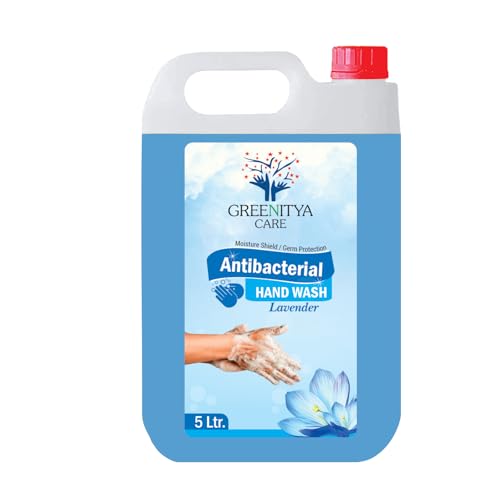 GREENITYACARE -Liquid Handwash Refill Pack, Skincare Handwash | Lavender Fragrance – 5 L | 99% Germ protection, Soft on Hands